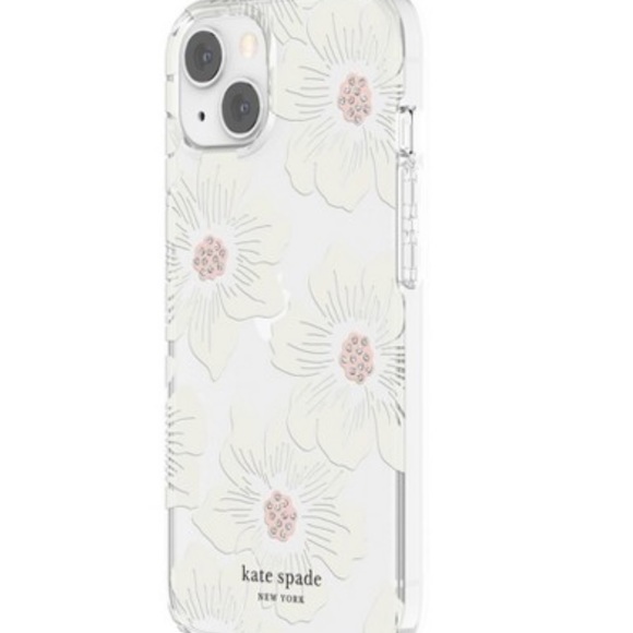 Kate Spade New York Apple iPhone 13 PRO Protective Case - Hollyhock Floral - Picture 6 of 6
